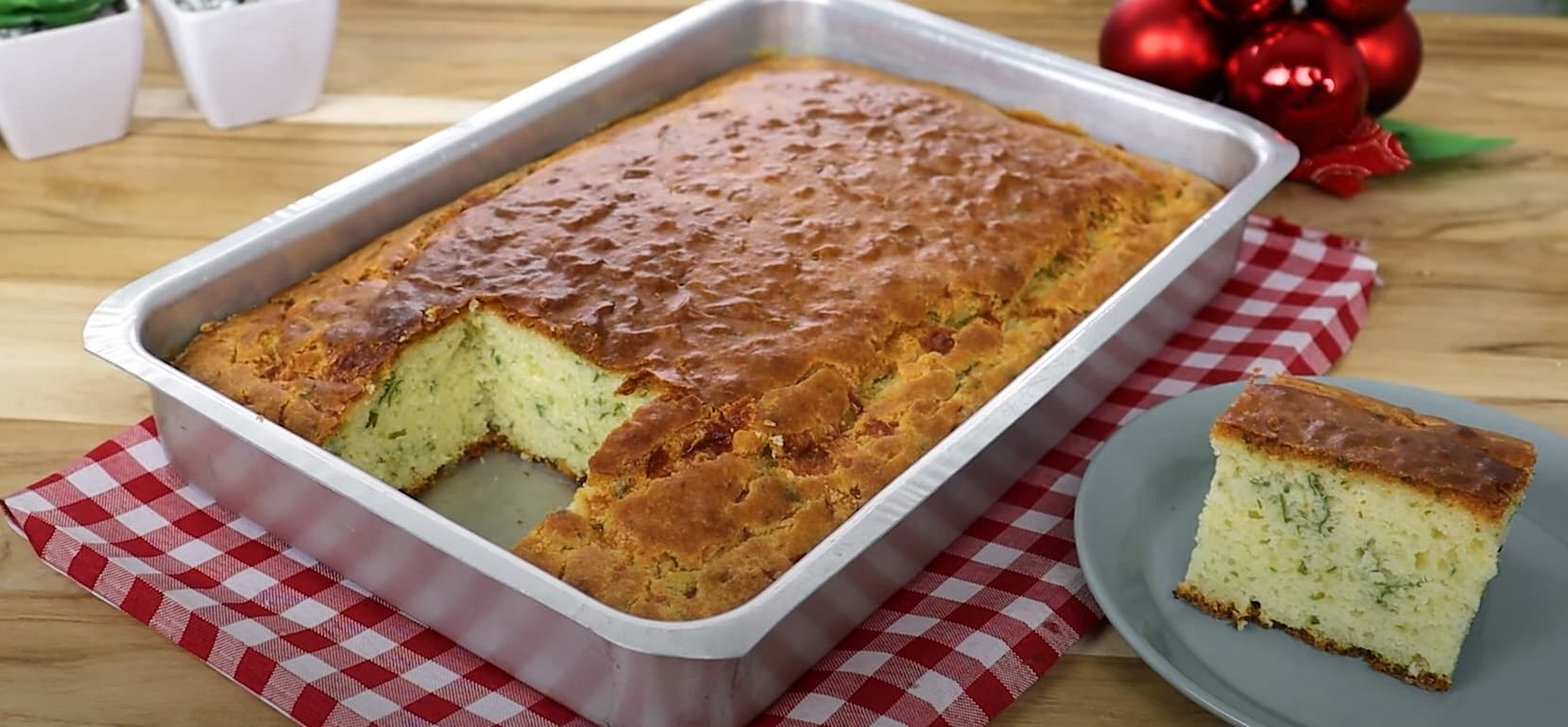 Torta Salgada de Queijo e Ervas