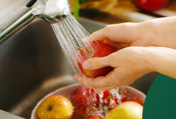 Higienize de forma correta os alimentos 