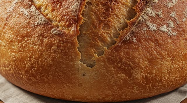 O que dá crocância no pão?