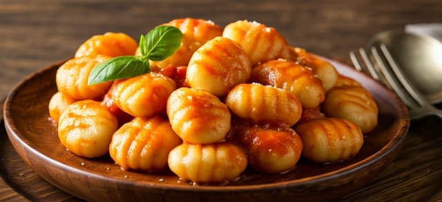 Nhoque de batata – uma massa italiana macia e deliciosa.