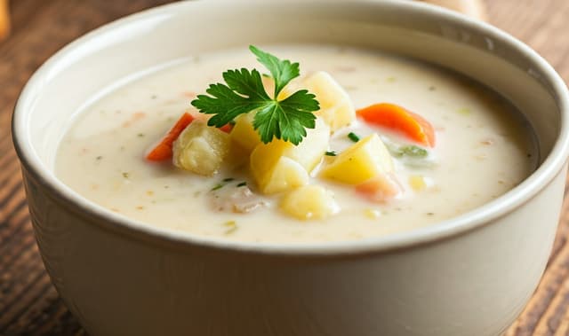 Sopa de batata – cremosa, ótima para dias frios.