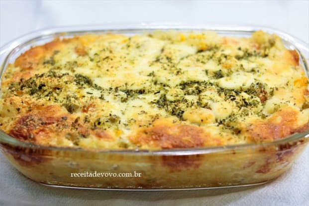 Arroz de forno bem cremoso