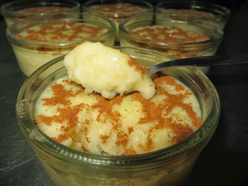 Arroz doce com doce de leite cremoso