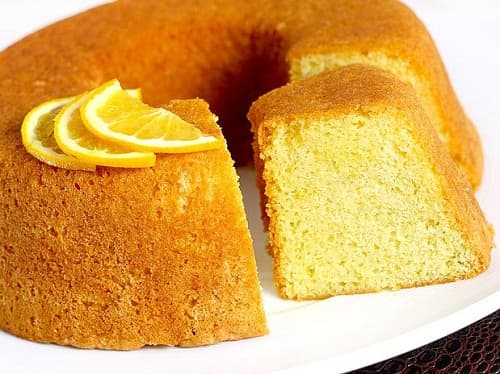 Bolo de casca de laranja