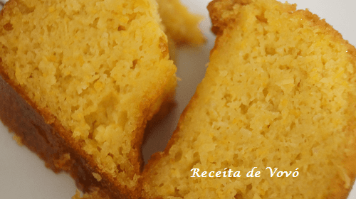 Bolo de milho de liquidificador