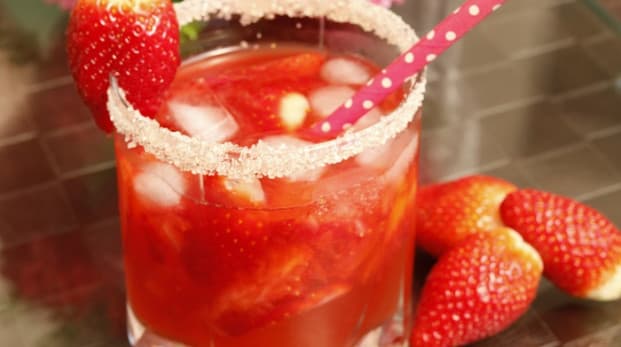 Caipirinha de morango