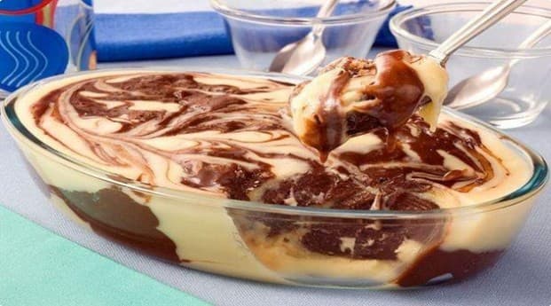 creme  gelado mesclado