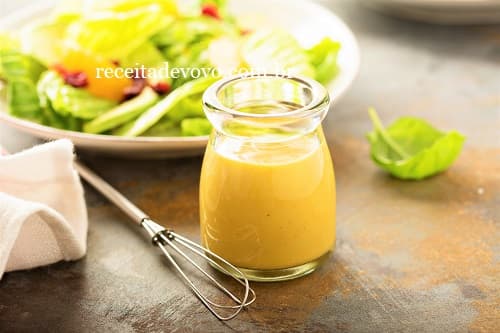 Molho de mostarda para salada