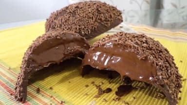 Ovo de Páscoa de brigadeiro