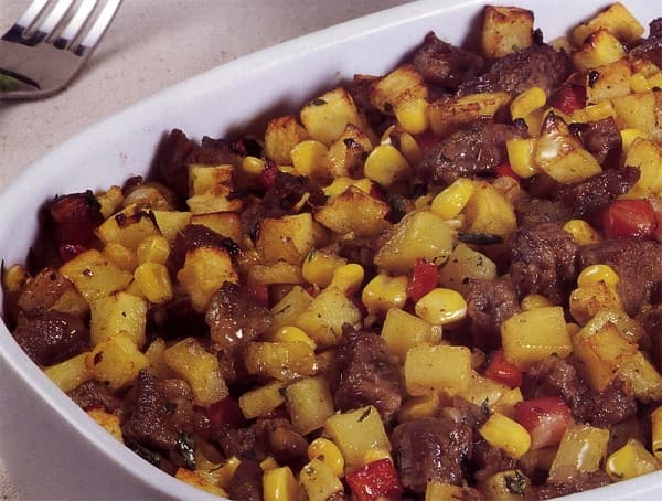 Picadinho de carne com batata