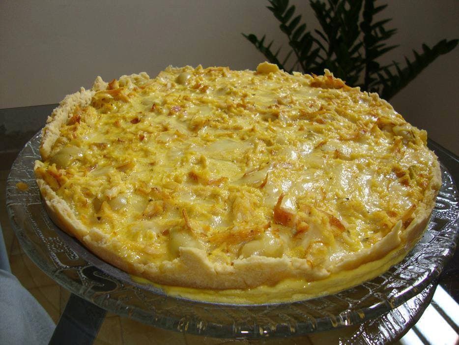 Quiche de queijo fácil