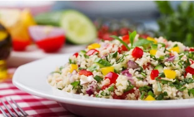 Receita de salada de tabule árabe