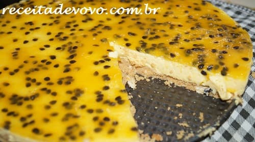 Torta de maracujá