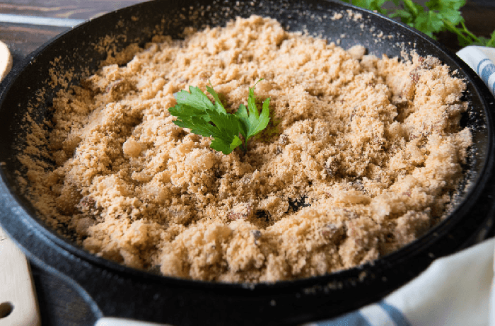 Farofa de cebola crocante