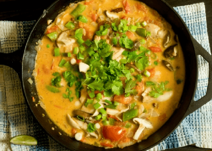 Moqueca de cogumelos