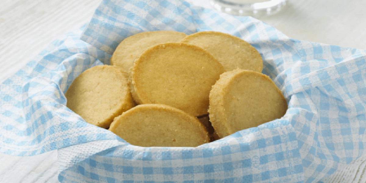 Biscoito amanteigado de laranja