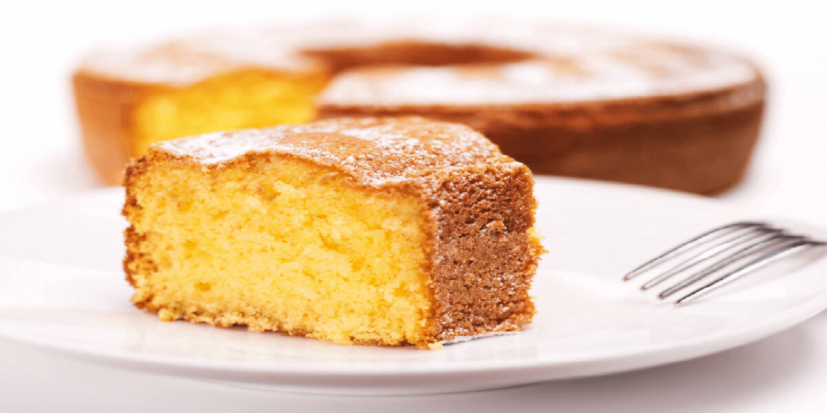 Bolo de trigo fofinho feito a mão