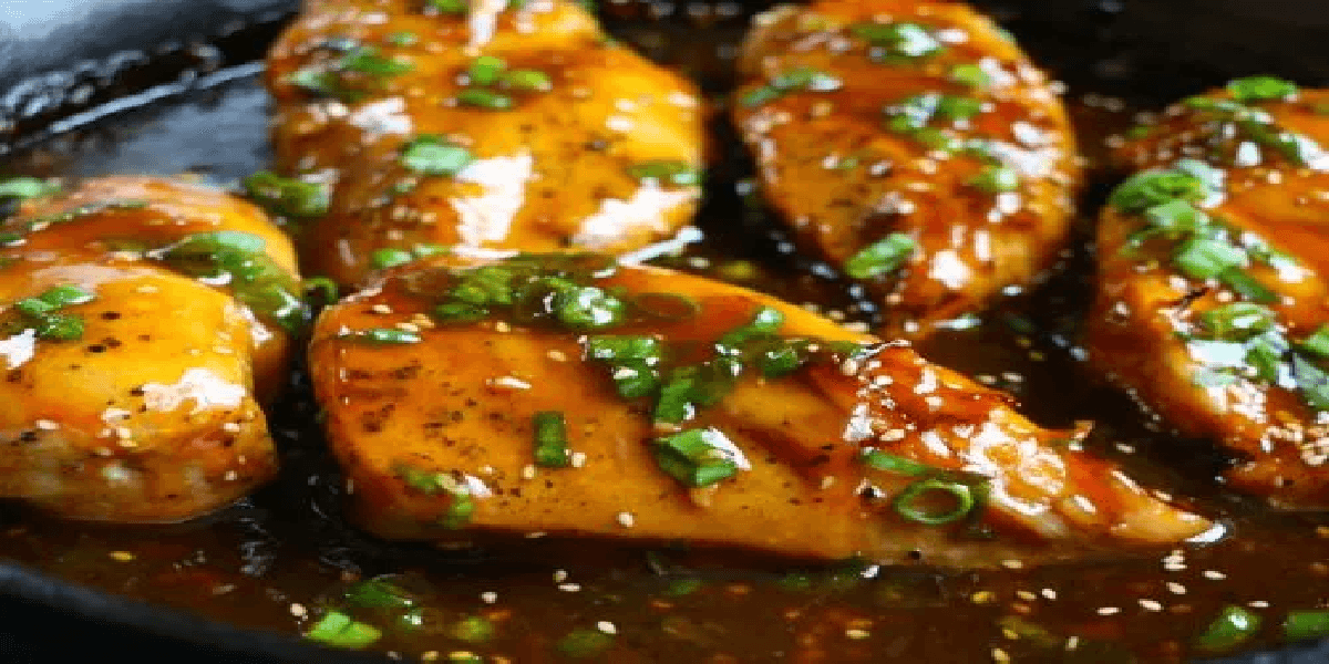 Receita de Frango com molho de soja e mel