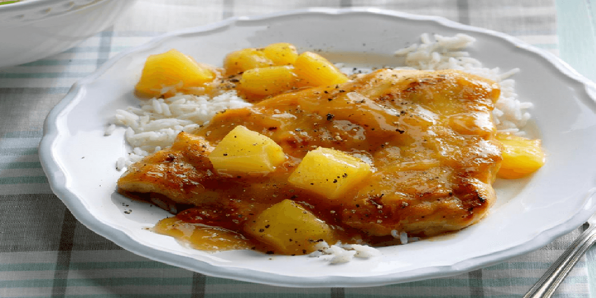 Receita de Peito de frango e abacaxi