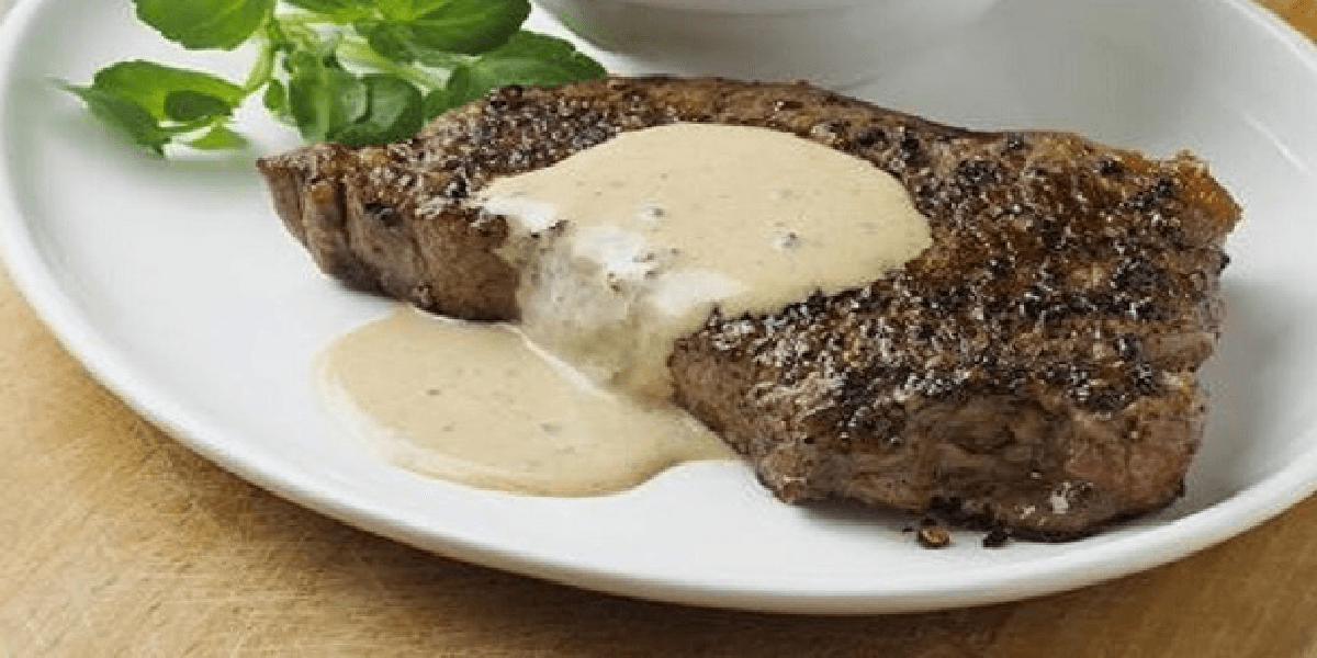 Receita de bife ao molho branco