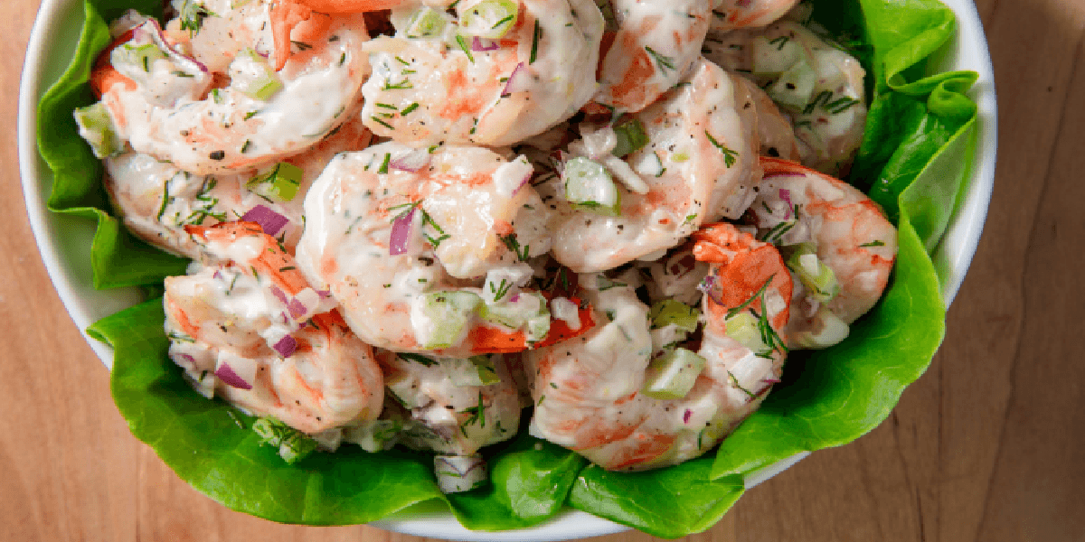 Salada de camarão