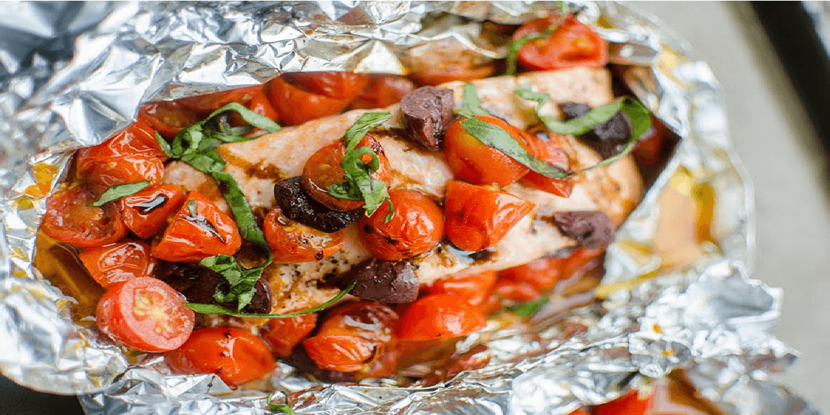 Salmão na churrasqueira