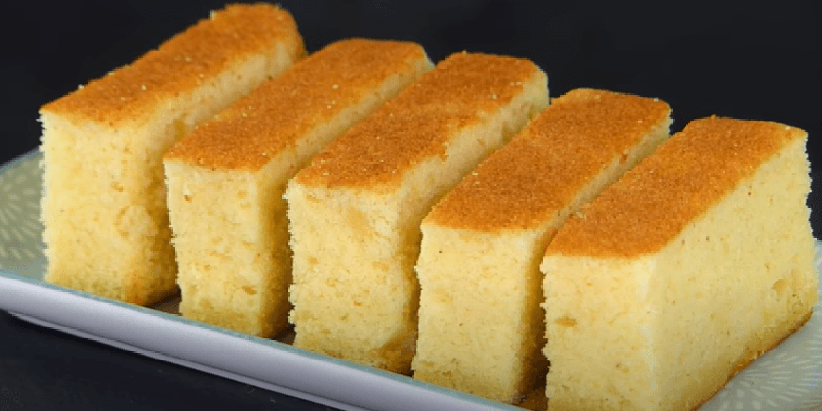 Receita de Bolo de baunilha simples