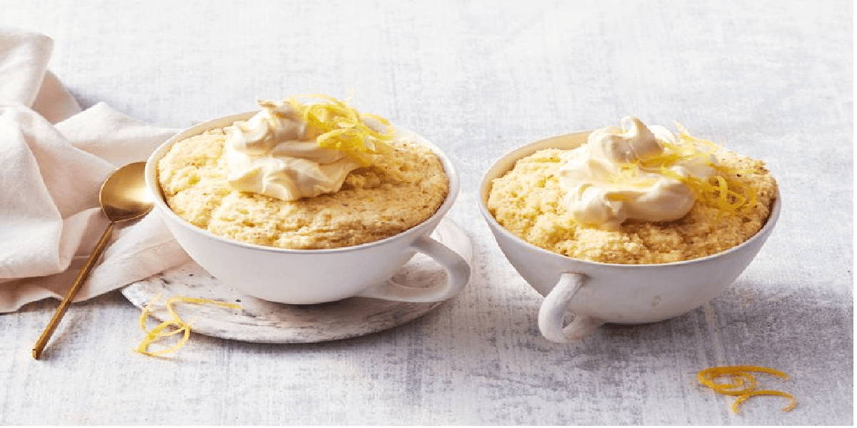Receita de Bolo de caneca de limão