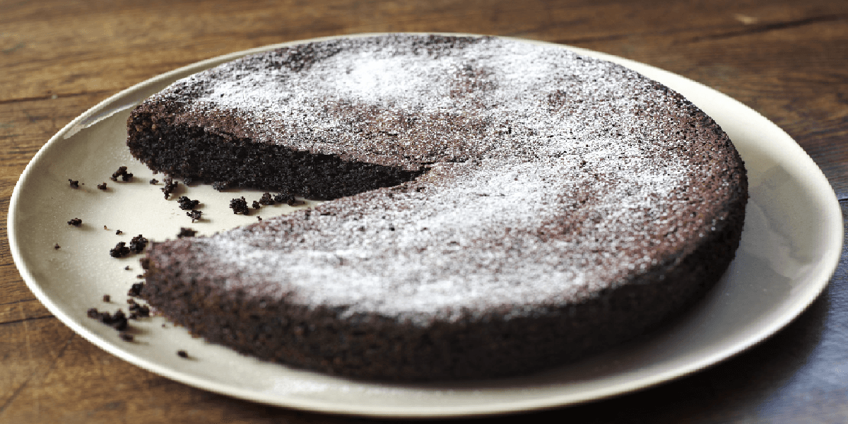 Receita de Bolo de chocolate sem ovo