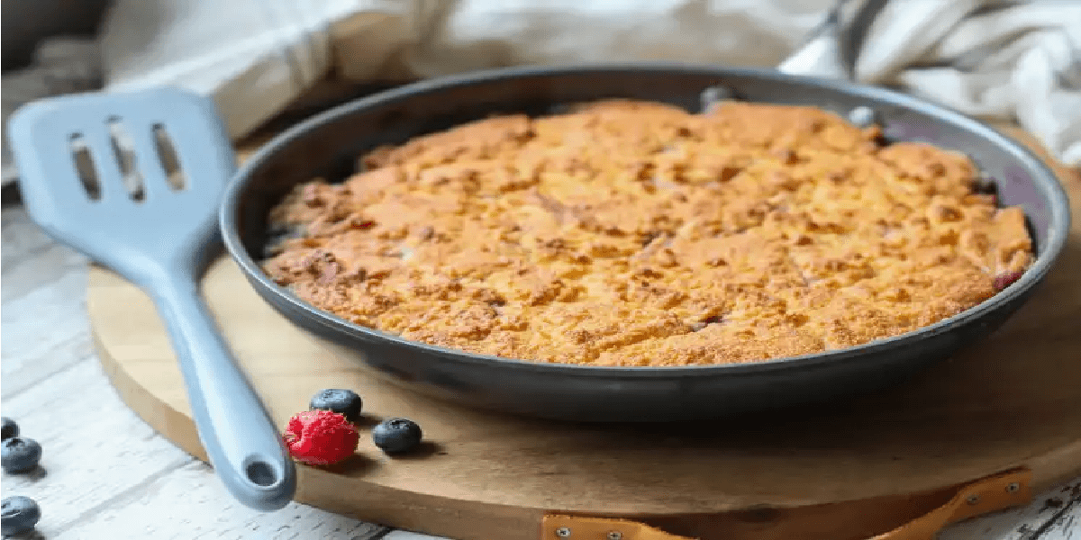 Receita de Bolo de frigideira low carb