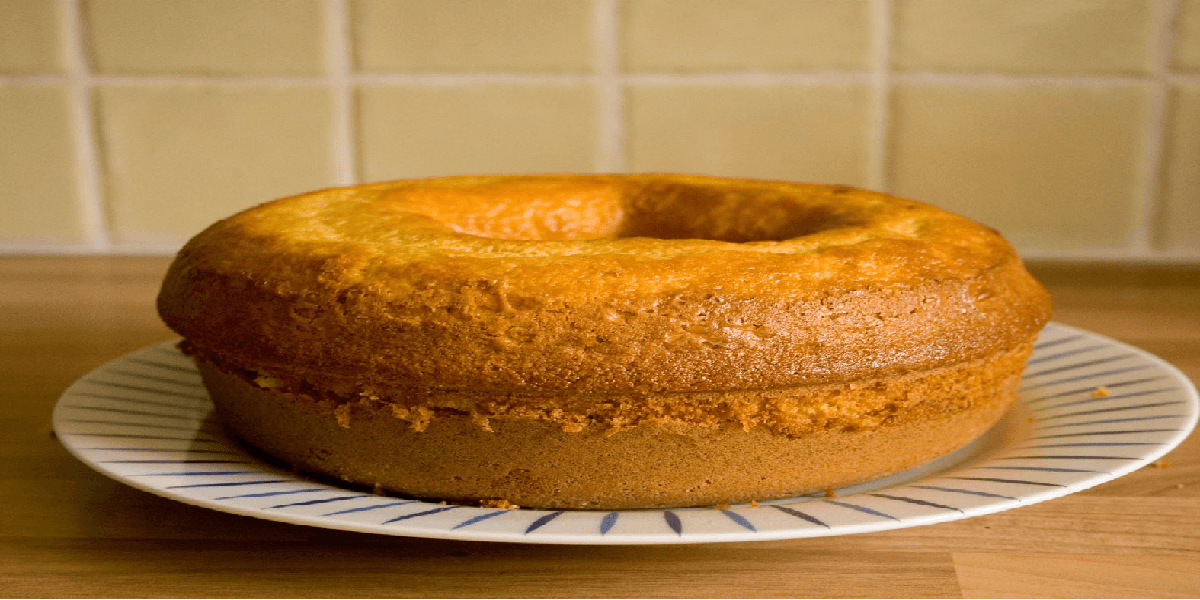 Receita de Bolo de fubá com queijo minas