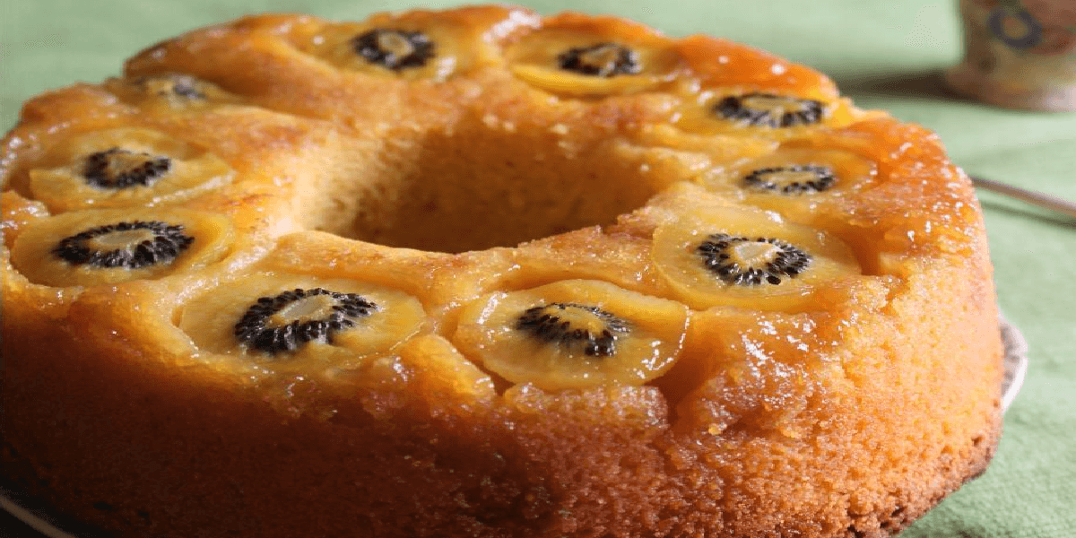 Receita de Bolo de kiwi de liquidificador