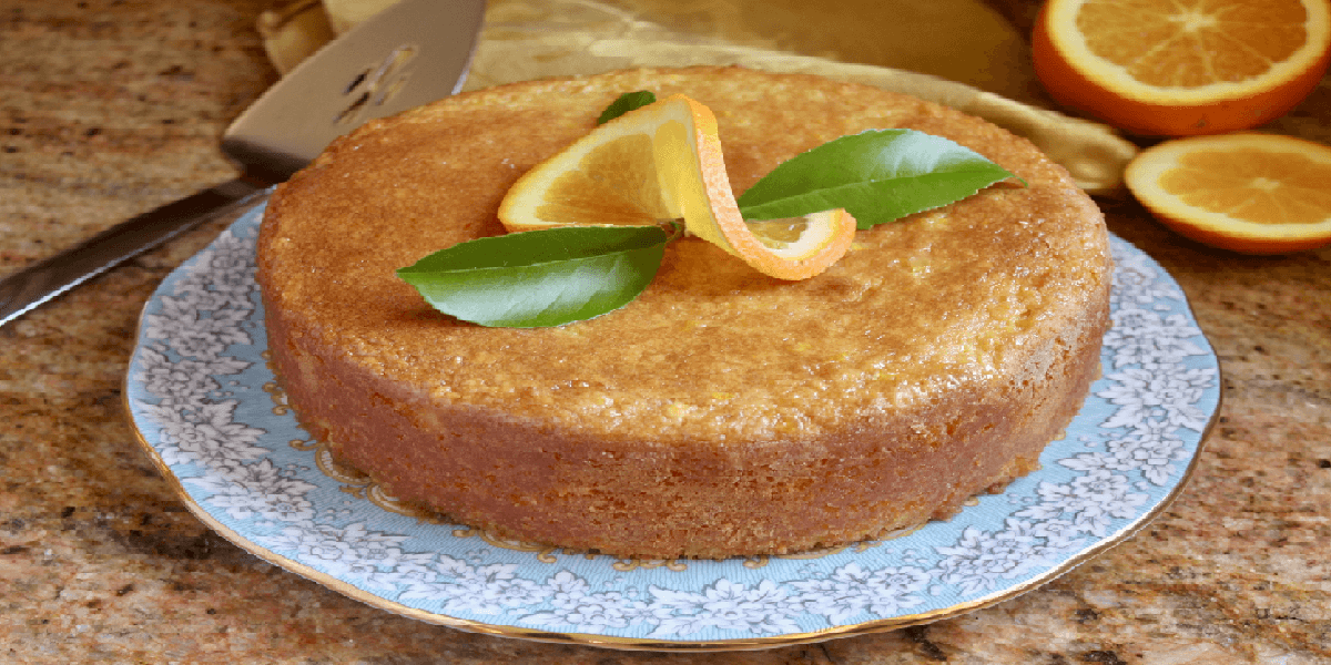 Receita de Bolo de laranja sem ovo