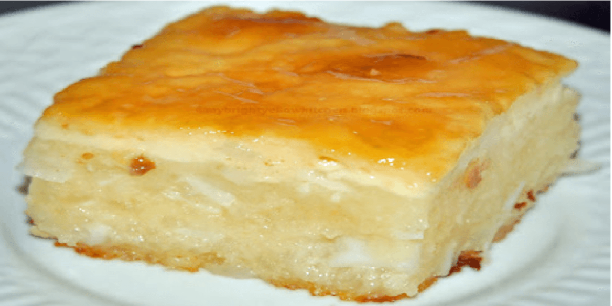 Receita de Bolo de queijo ralado simples