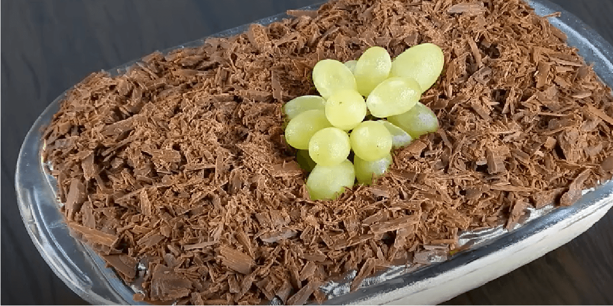 Receita de Bombom de travessa de uva