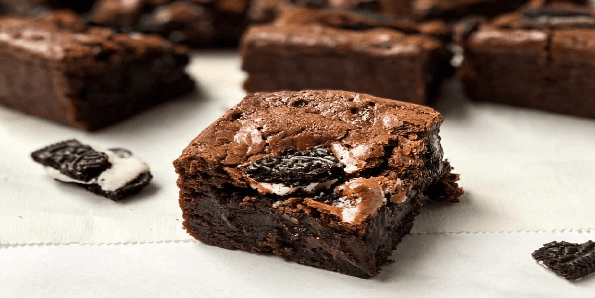 Receita de Brownies de Oreo