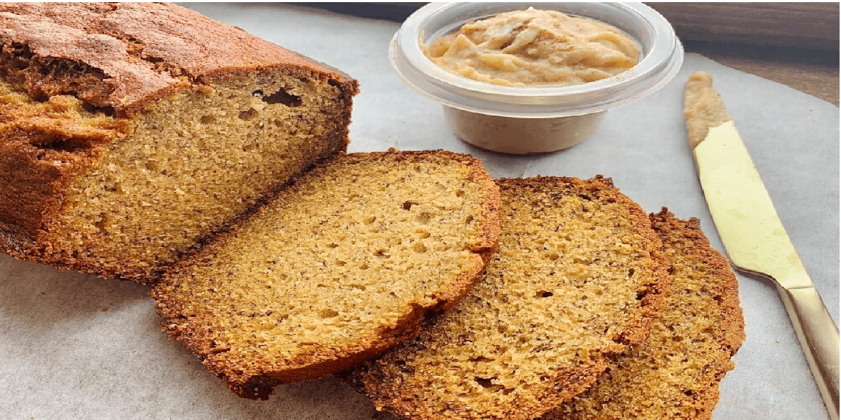 Receita de Pão de banana com canela