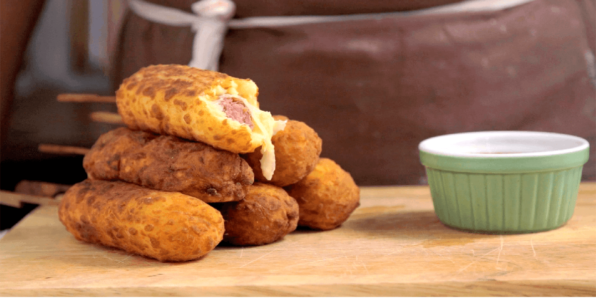 Receita de Salsicha empanada