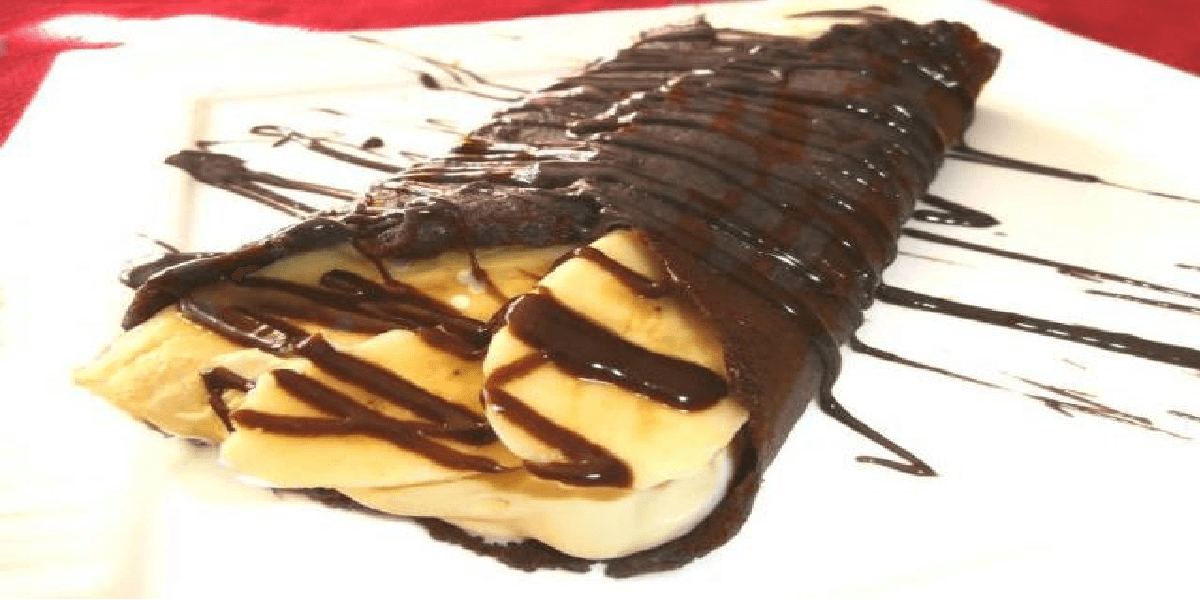Receita de Crepioca de banana e chocolate