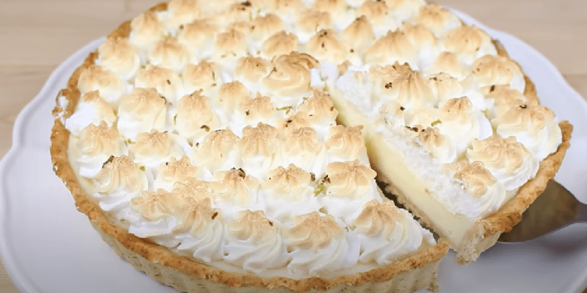 Receita de Pavê de limão com merengue