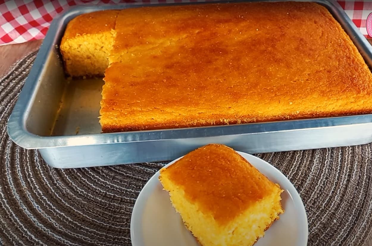 Bolo De Milho Simples, Receita