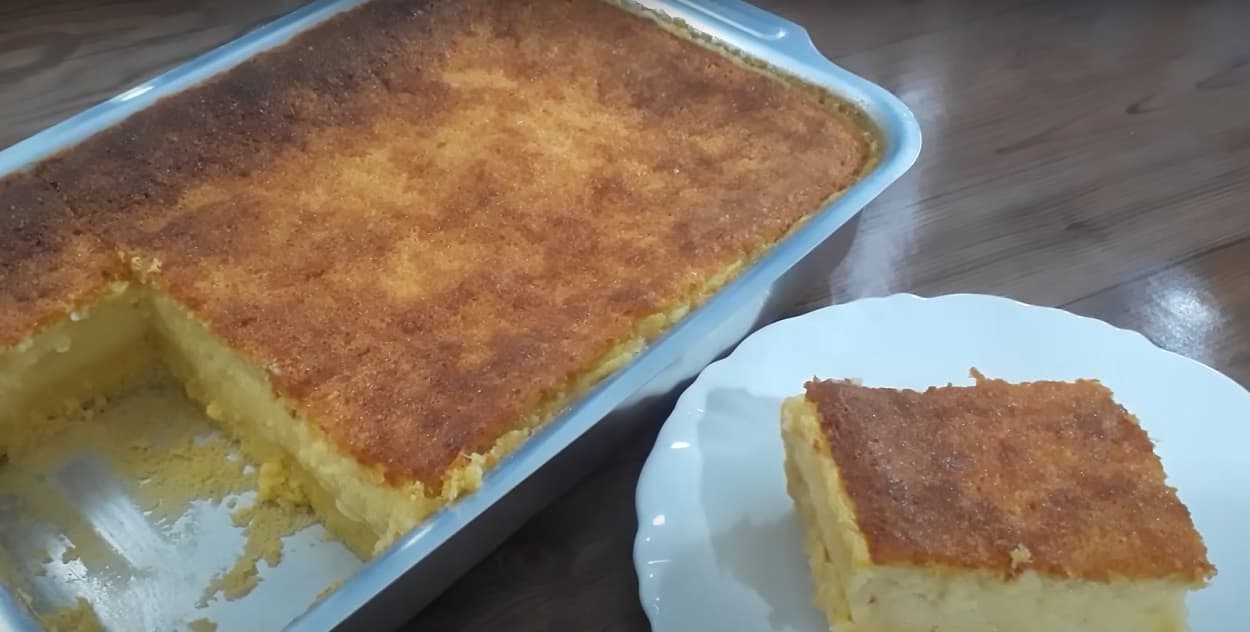 Bolo de Milho cremoso sem queijo