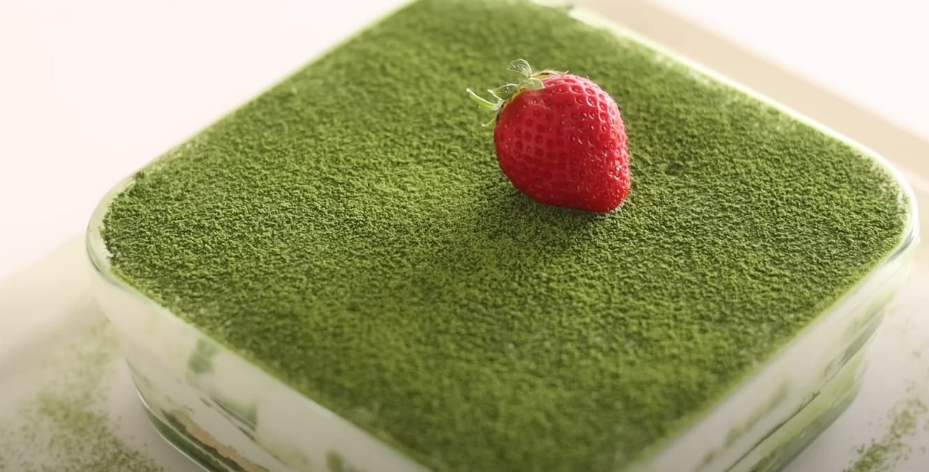 Pavê de Chocolate Branco com Chá Mate