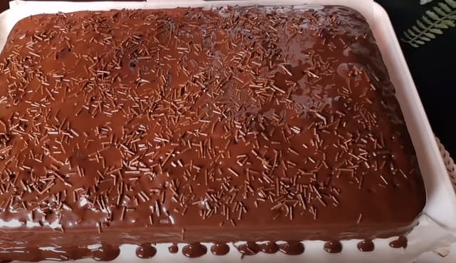 Bolo de Toddy com Cobertura de Toddy