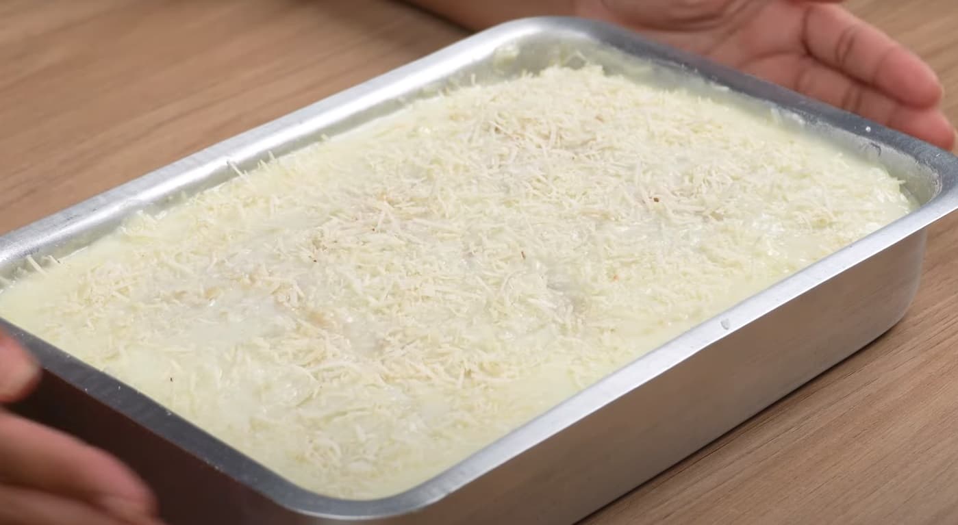 Bolo gelado de beijinho com coco