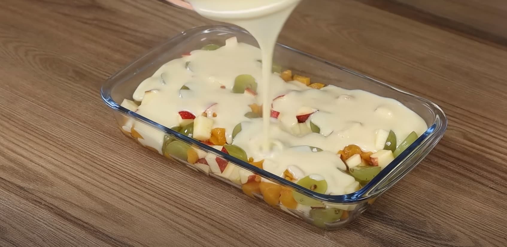 Creme de frutas Com gelatina