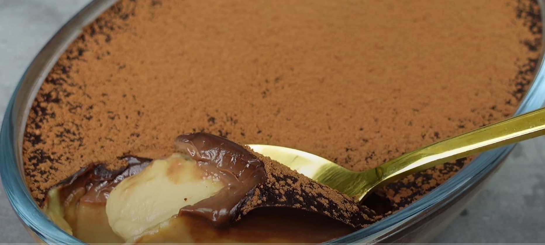 Pavê de chocolate com creme de café