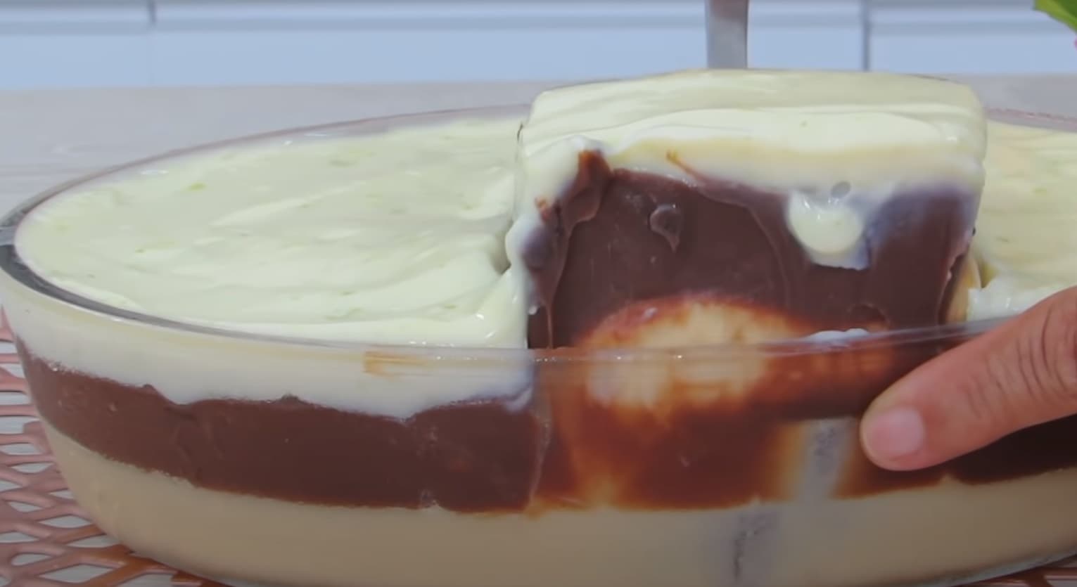 Torta gelada chocobranco