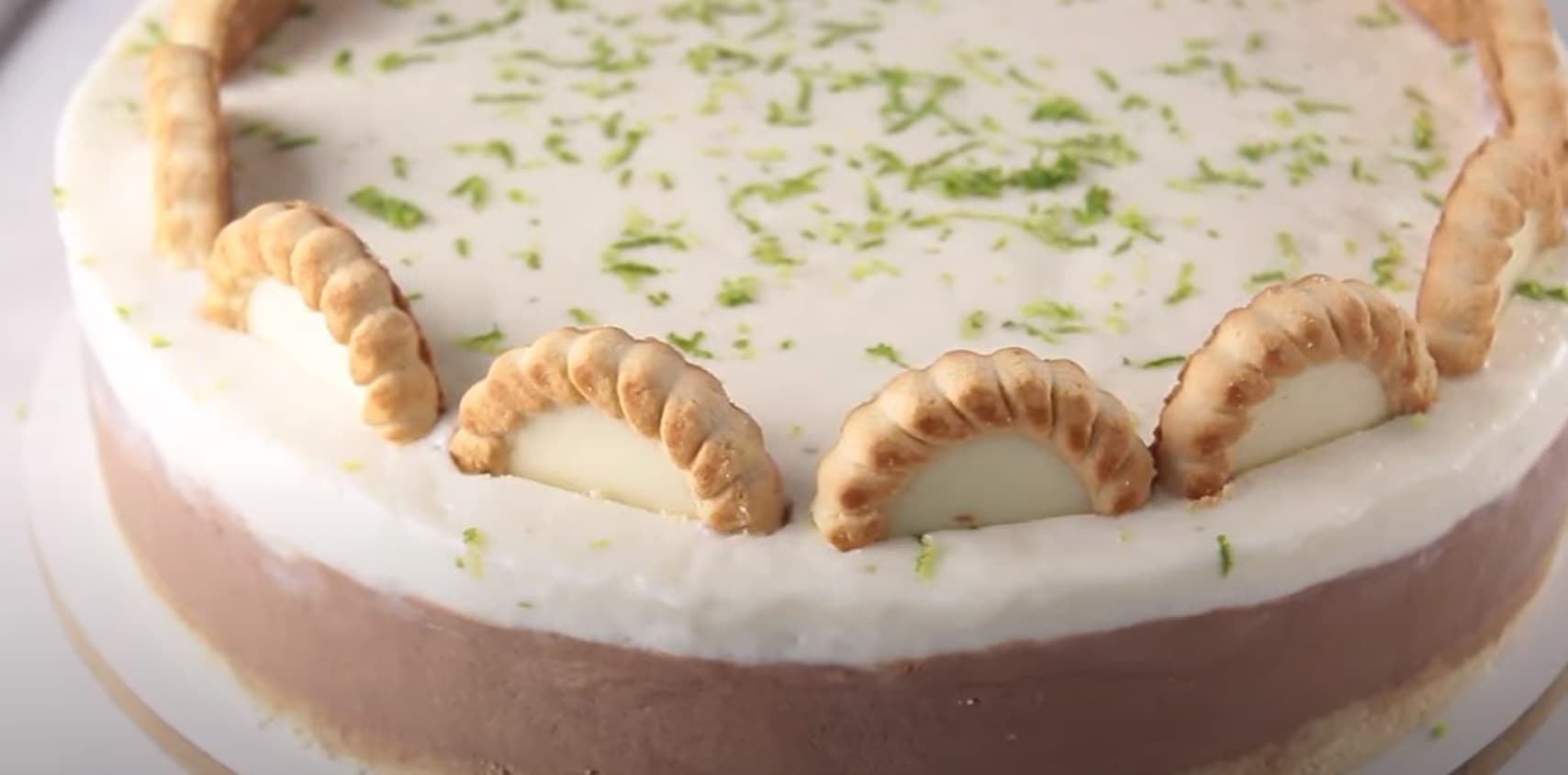 Cheesecake de Nutella com Mousse de Limão