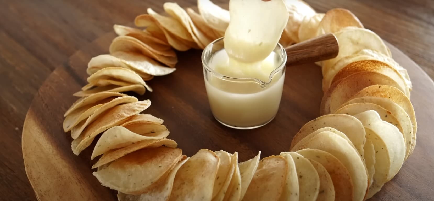 Chips de batata doce crocante e rapido